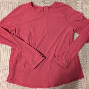 Lululemon Women's Pink Long Sleeve Top
